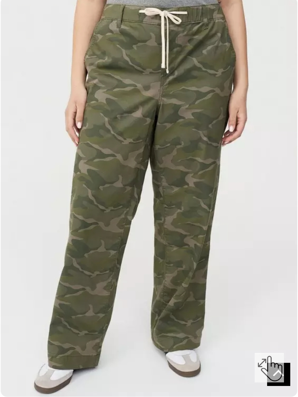 NWOT Torrid Olive Green Camo Wide-Leg Pants